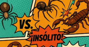 Enfrentamiento entre araña y alacrán en casa de La Piedad