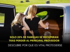Familia sin seguro de vida enfrentando dificultades económicas