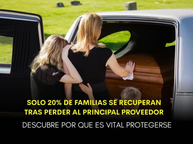 Familia sin seguro de vida enfrentando dificultades económicas