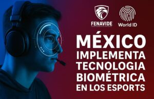 Jugador verificado con tecnología biométrica en esports México