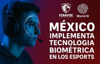 Jugador verificado con tecnología biométrica en esports México