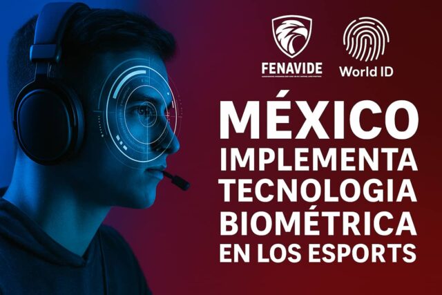 Jugador verificado con tecnología biométrica en esports México