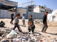 Niños en Gaza afectados por crisis humanitaria