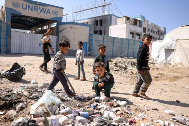 Niños en Gaza afectados por crisis humanitaria