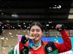Alumna del Cecytem hace historia y gana medalla mundial de boxeo