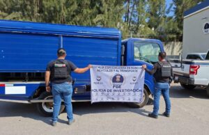 FGE recupera camión de la Pepsi robado con violencia