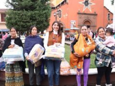 Caravana Jalo por las Mamás entrega 24 mil pañales en Paracho