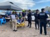 Motociclista resulta lesionado tras aparatosa caída cerca de la presa de Ticuitaco