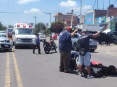 Motociclista resulta lesionado tras choque con vehículo en la salida a Numarán