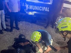 Motociclista resulta lesionado tras accidente sobre el bulevar Lázaro Cárdenas