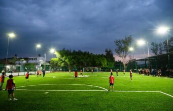 EN LA PIEDAD SE FOMENTA E IMPULSA LA PRÁCTICA DEPORTIVA CON DOS NUEVAS CANCHAS