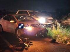 Nueve lesionados tras choque múltiple en tramo La Piedad- Zamora