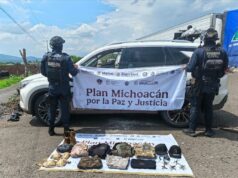 Aseguran camioneta y equipo táctico tras persecución policial en Zamora