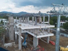Más cerca de volar sobre Morelia, teleférico reporta 70% de avance