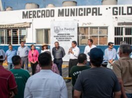 REHABILITA GOBIERNO MUNICIPAL EL ACCESO AL MERCADO MUNICIPAL «GILDARDO MAGAÑA»