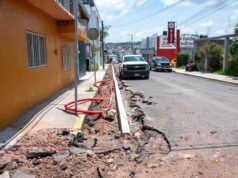 Avanzan trabajos de rehabilitación integral de la Av. Sóstenes Rocha