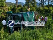 Volcadura de autobús en la Uruapan–Paracho deja al menos 10 lesionados