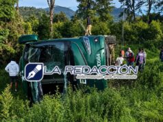 Volcadura de autobús en la Uruapan–Paracho deja al menos 10 lesionados