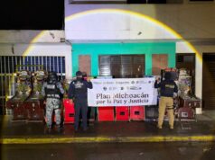 FGE asegura 49 máquinas tragamonedas, en Uruapan