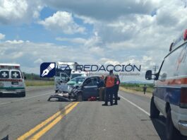 Dos muertos y cinco lesionados tras choque en tramo La Piedad- Yurécuaro