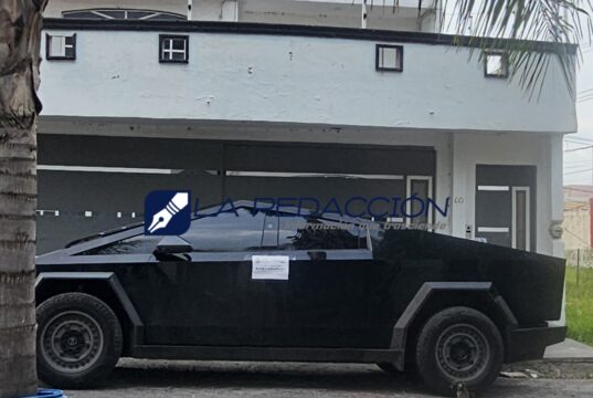 FGR asegura vehículo Cybertruck y vivienda en Ciudad del Sol