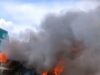 Incendian autobús de pasajeros en la carretera Uruapan-Pátzcuaro durante movilizaciones por Arantepacua