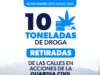 SSP asegura 10 toneladas de droga en 8 meses