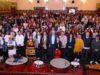 Bedolla y Claudia Curiel impulsan la cultura con entrega de instrumentos a 6 bandas musicales