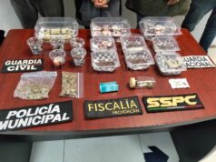 En Uruapan, SSP detiene a cinco personas y asegura productos presuntamente elaborados con marihuana