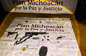 Tras repeler agresión en Tacámbaro, Guardia Civil detiene a 3 con armas y vehículo