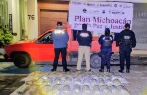 Asegura SSP cerca de 45 kilos de marihuana ocultos en vehículo; hay 2 detenidos
