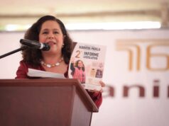 Melba Albavera presenta su segundo informe legislativo