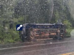 Vuelca unidad de la Guardia Nacional; 5 agentes resultaron heridos