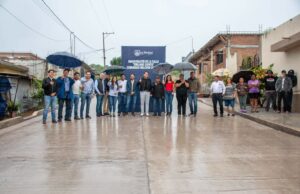 INAUGURA SAMUEL HIDALGO PRIMERA ETAPA DE PAVIMENTACIÓN EN LA MELCHOR OCAMPO