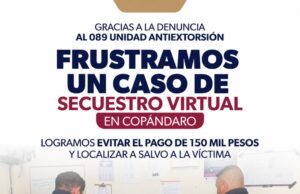 SSP localiza sano y salvo a joven víctima de secuestro virtual