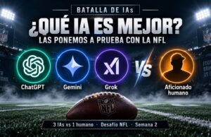 ¿Qué inteligencia artificial es mejor? Las ponemos a prueba con la NFL