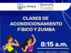 OFRECEN CLASES DE ACONDICIONAMIENTO FÍSICO Y ZUMBA EN COLONIA SANTA FE