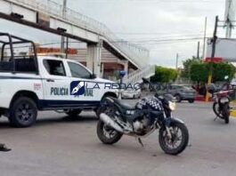 Dos lesionados, tras percance vial en el bulevar Lázaro Cárdenas