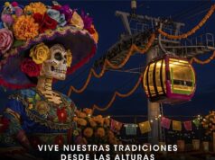 Vive la Noche de Muertos desde las alturas en el teleférico de Uruapan
