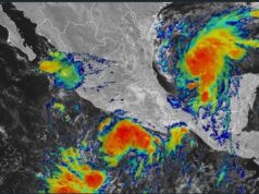 Nace la Depresión Tropical Veinte-E; podría convertirse en el huracán Simón