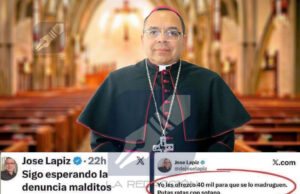 Alerta por amenazas en contra del Obispo Juan Espinoza; ofrecen 40 mil pesos por atacarlo